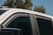 EGR 571695 EGR In-Channel Front and Rear Window Visor Set, Matte Black Finish