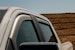 EGR 571695 EGR In-Channel Front and Rear Window Visor Set, Matte Black Finish