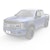 EGR 573475 EGR In-Channel Front and Rear Window Visor Set, Matte Black Finish