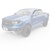 EGR 573551 EGR In-Channel Front and Rear Window Visor Set, Dark Smoke Finish