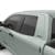 EGR 575095 EGR In-Channel Front and Rear Window Visor Set, Matte Black Finish
