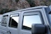 EGR 575155 EGR In-Channel Front and Rear Window Visor Set, Matte Black Finish