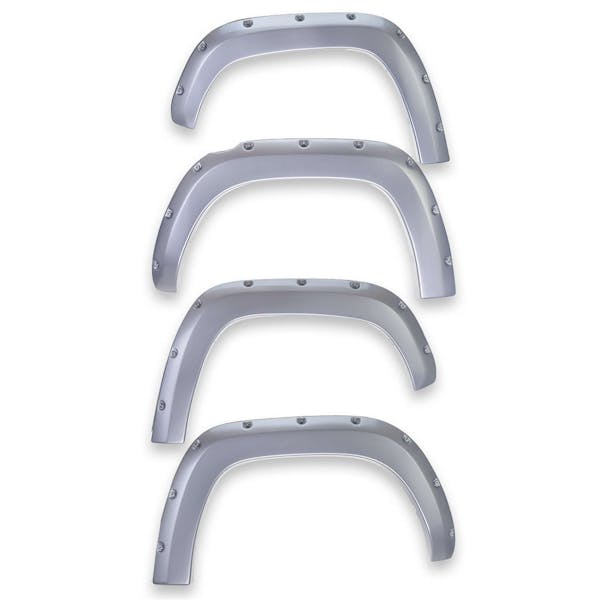 EGR 791684-GAN Traditional Bolt-on look Fender Flares set of 4 Painted to Code Silver Metallic