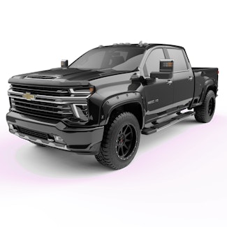 EGR 791884-GBA EGR Traditional Bolt-on look Fender Flares  CLR Fusion Black set of 4
