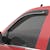EGR 61571 EGR Tape-On Window Visors Front Pair Dark Smoke Finish