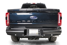 Fab Fours FS23-U5950-1 Black Steel Elite Rear Bumper