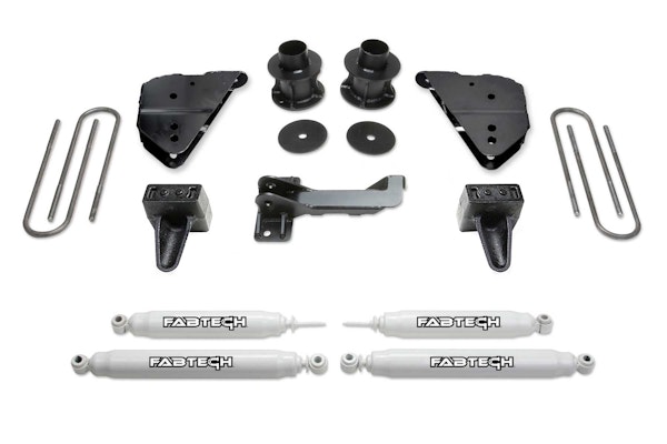 Fabtech K2404 4" Budget Lift Kit with Performance Shocks