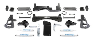 Fabtech K1045 6" Raised Torsion System with Performance Shocks