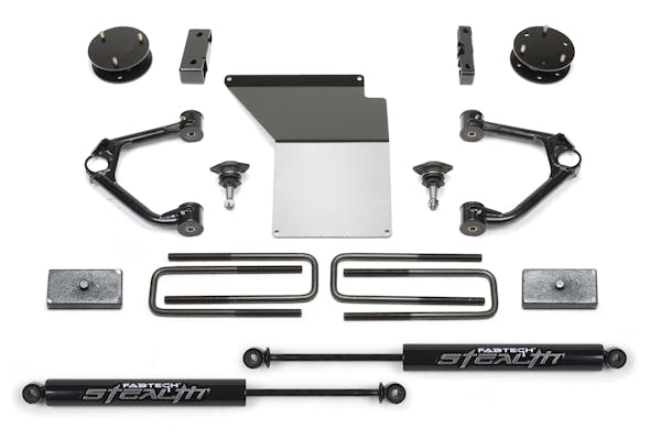 Fabtech K1059M 3.5" Ball Joint UCA Lift Kit with Rear Stealth Shocks