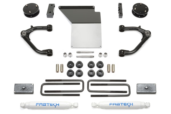 Fabtech K1062 3" Uniball UCA Lift Kit with Rear Performance Shocks