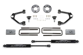 Fabtech K1152M 1.5" Ball Joint UCA Lift Kit, Front Shock Spacers & Rear Stealth Shocks