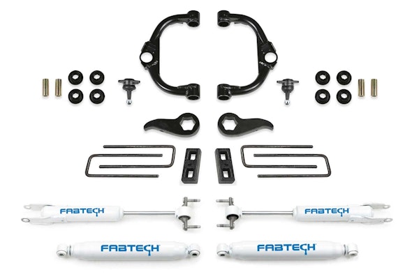 Fabtech K1179 3.5" Ball Joint UCA Lift Kit with Performance Shocks