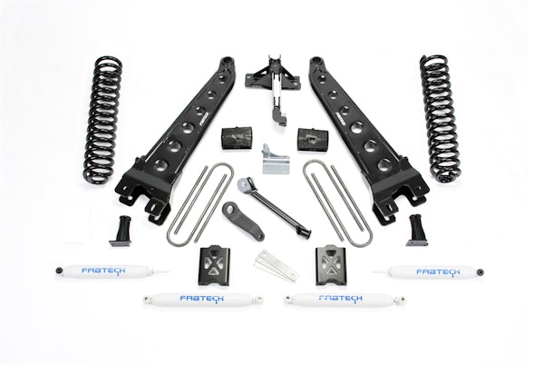 Fabtech K2011 6" Radius Arm System with Performance Shocks