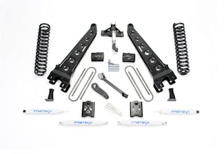 Fabtech K2011 6" Radius Arm System with Performance Shocks