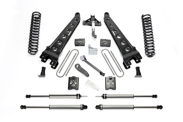 Fabtech K20112DL 6" Radius Arm System with Dirt Logic Shocks
