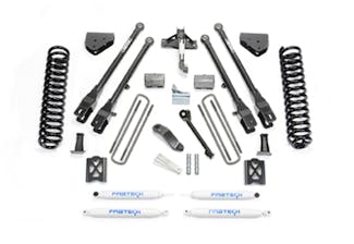Fabtech K20132 6" 4 Link System with Performance Shocks