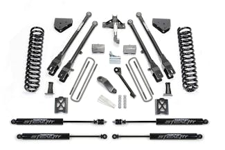 Fabtech K20132M 6" 4 Link System with Stealth Shocks