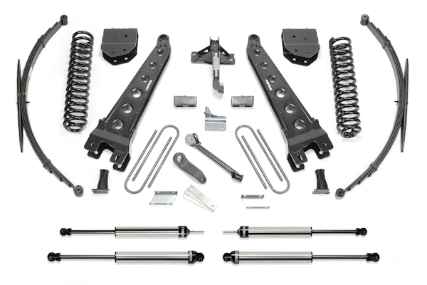 Fabtech K20461DL 10" Radius Arm System with Dirt Logic Shocks