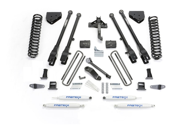 Fabtech K2054 6" 4 Link System with Performance Shocks