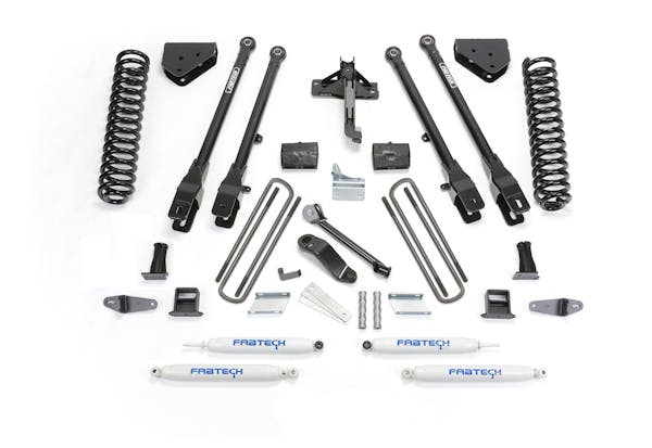 Fabtech K2054 6" 4 Link System with Performance Shocks