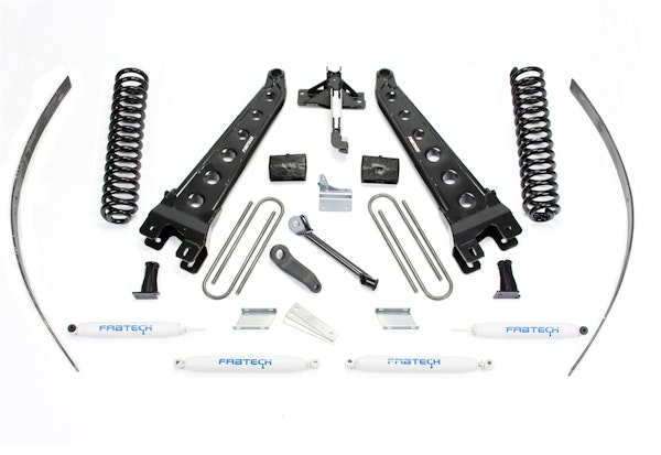 Fabtech K2124 8" Radius Arm System with Performance Shocks