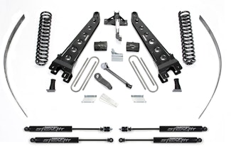 Fabtech K2124M 8" Radius Arm System with Stealth Shocks