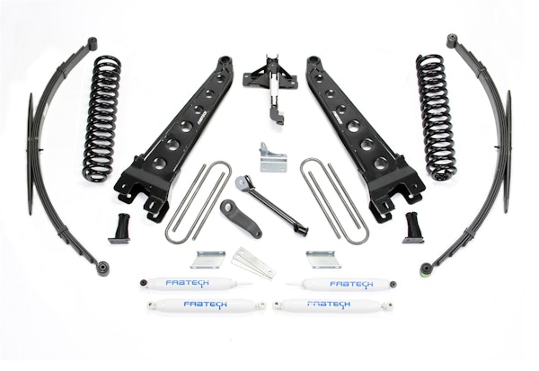 Fabtech K2128 8" Radius Arm System with Performance Shocks