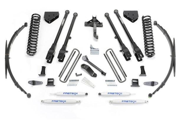 Fabtech K2129 8" 4 Link System with Performance Shocks