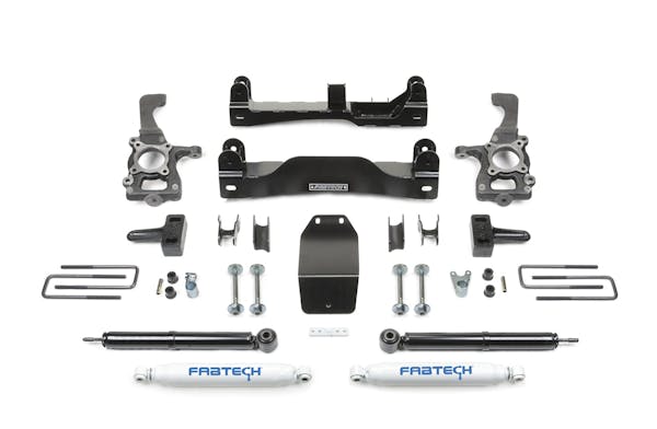 Fabtech K2183 4" Budget System with Performance Shocks