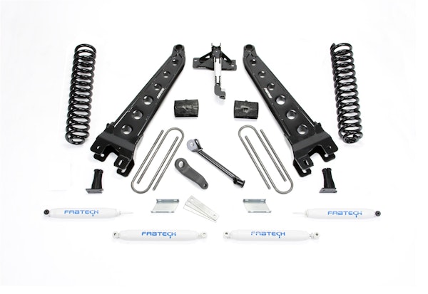 Fabtech K2215 4" Radius Arm System with Performance Shocks