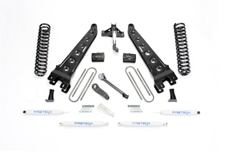 Fabtech K2218 6" Radius Arm System with Performance Shocks