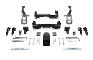 Fabtech K2371 6" Lift Kit with Front Stock Coilover Spacers & Rear Perf Shocks