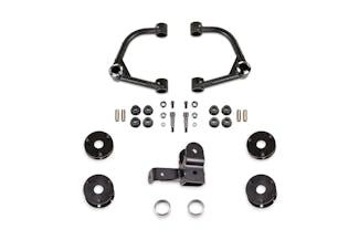 Fabtech K2383 3" Uniball UCA Lift Kit, Front & Rear Shock Spacers