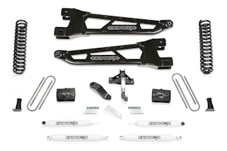 Fabtech K2429 6" RAD ARM SYS W/COILS & PERF SHKS FORD F450/F550 4WD DIESEL