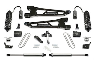 Fabtech K2430DL 6" RAD ARM SYS W/ 4.0 & 2.25DL FORD F450/F550 4WD DIESEL