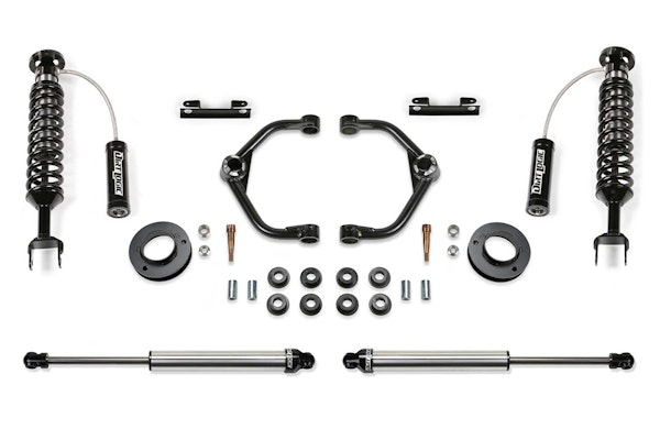 Fabtech K3172DL 3" Ball Joint UCA Lift Kit with Coilovers / Shocks