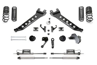 Fabtech K3180DL 6" Radius Arm Lift  Kit with Coil Spacers & Shocks