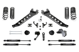 Fabtech K3180M 5" Radius Arm Lift Kit with Coil Spacers & Stealth Shocks