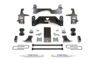 Fabtech K7009 6" Basic System with Coilover Spacers & Rear Performance Shocks