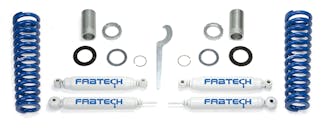 Fabtech K7012 0-2.5" Front Basic Adj Coilover System with Rear Perf Shocks