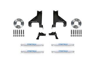 Fabtech K9005 Auxiliary Shock Kit with Front & Rear Performance Shocks