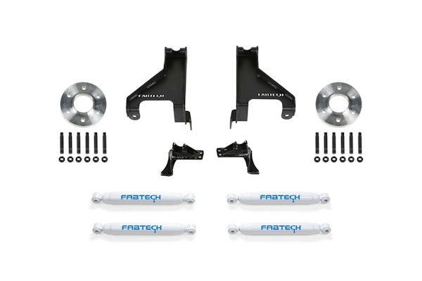 Fabtech K9005 Auxiliary Shock Kit with Front & Rear Performance Shocks