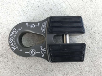 Factor 55 00070-04 Flatlink XTV (ATV And UTV) Winch Shackle Mount -- Black