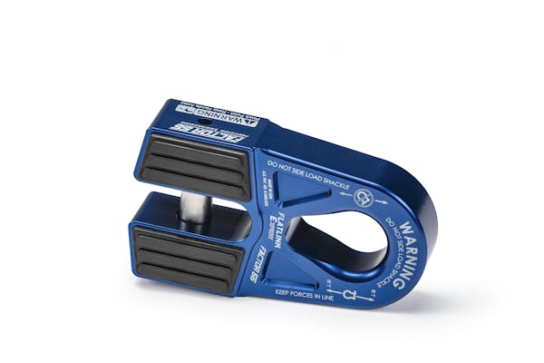 Factor 55 00080-02 Flatlink E Expert Winch Shackle Mount -- Blue