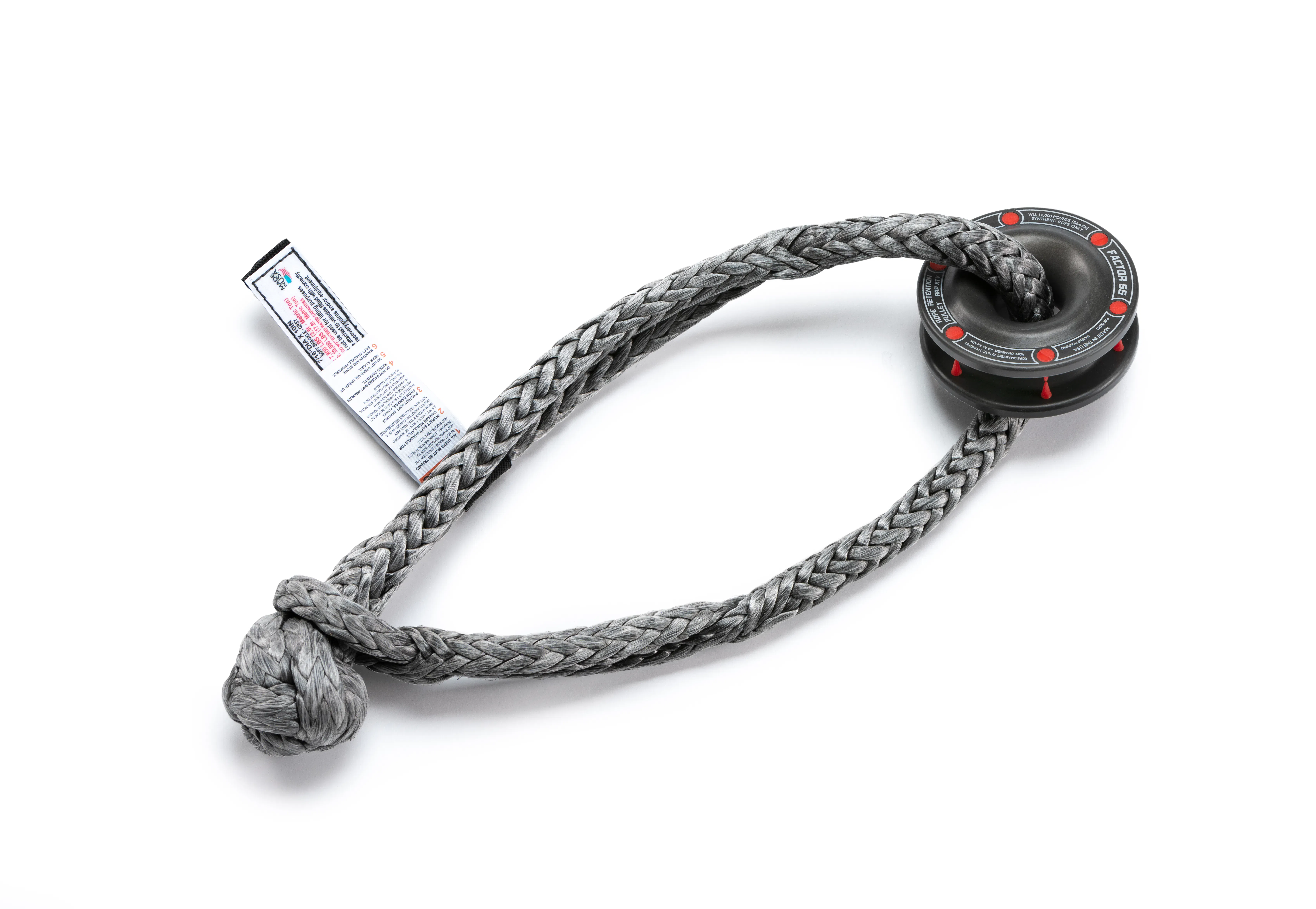 Factor 55 00265 ROPE RETENTION PULLEY XTV (RRP XTV) + SOFT SHACKLE COMBO