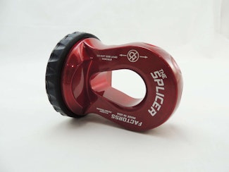 Factor 55 00352-01 Splicer 3/8-1/2 Synthetic Rope Splice-On Shackle Mount -- Red