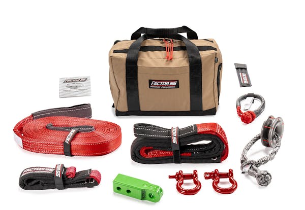 Factor 55 00475-08-MEDIUM Vehicle Recovery Kit, Sawtooth (for Winching & Towing)