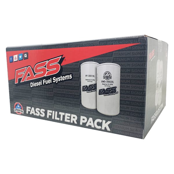 FASS Diesel Fuel Systems FP3000XL Fuel Systems Filter Pack XL