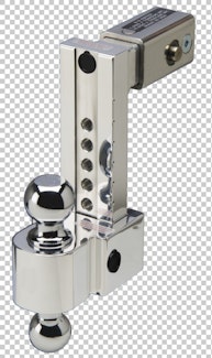 Fastway 44-00-4806-2S 8" with 2.5" Shank Adjustable Locking Ball Mount 2" & 2 5/16" Stainless Balls