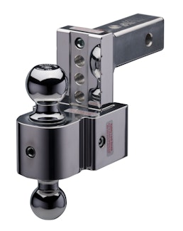 Fastway 47-00-3400 4" Adjustable Solid Tow Ball Mount 2" & 2 5/16" Chromed Balls
